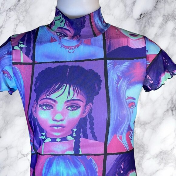 Dolls Kill Current Mood E-Girl Ego Mini Dress - Picture 8 of 12